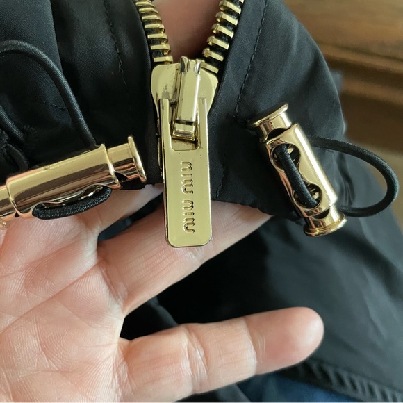 Miu miu Technical cropped Black Women's Jacket size 36 - Picture 5 of 14